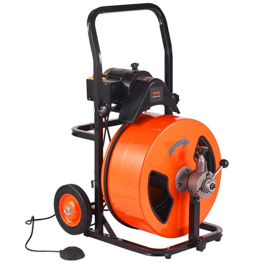 100 jalan viemärinavaaja, automaattinen syöttö ja ilmakäyttöinen jalkakytkin 1–4 tuuman putkille, DOBA-DAC100