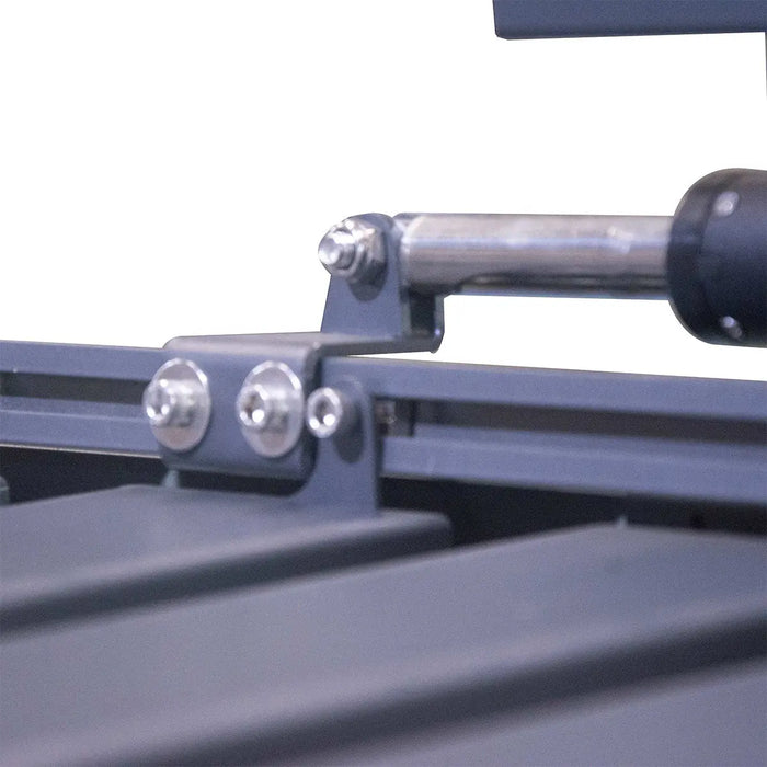 10′ × 20′ (3 × 5.8 m) Aluminum Louver Roof Slatted Pergola with Motorized Retractable Side Screens, TMG-LPG21-PRO TMG Industrial