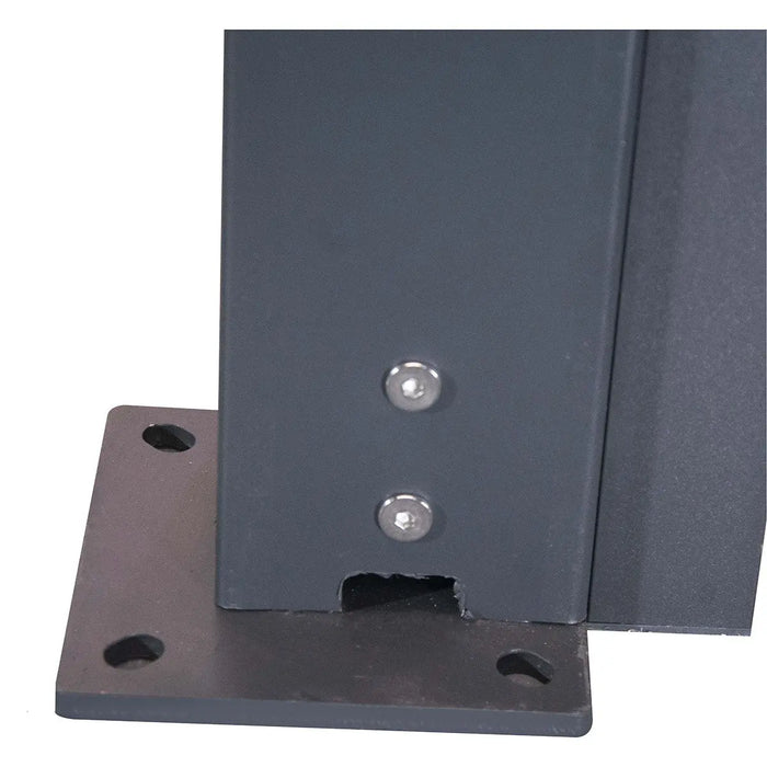 10′ × 20′ (3 × 5.8 m) Aluminum Louver Roof Slatted Pergola with Motorized Retractable Side Screens, TMG-LPG21-PRO TMG Industrial