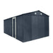 Pro Series 3 x 6 m Metal Garage Shed with Double Front Doors and Side Entry Door, 2.4 m Peak Height TMG-MS1020B TMG Industrial Australia