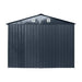 Pro Series 3 x 6 m Metal Garage Shed with Double Front Doors and Side Entry Door, 2.4 m Peak Height TMG-MS1020B TMG Industrial Australia