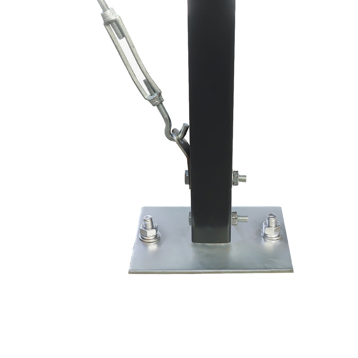 TMG-MSB1230 12' x 30' Metal Shed Boat Shelter with 12.5' peak height and 10.5' sidewall height, galvanized steel frame and metal roof panels