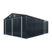 Pro Series 4 x 6 m Metal Garage Shed with Double Front Doors and Side Entry Door, 2.6 m Peak Height TMG-MS1320B TMG Industrial Australia