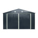 Pro Series 4 x 6 m Metal Garage Shed with Double Front Doors and Side Entry Door, 2.6 m Peak Height TMG-MS1320B TMG Industrial Australia