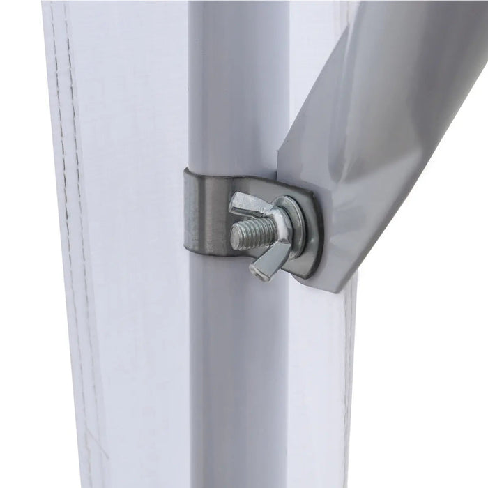 6 m x 6 m kestävä ulkojuhlateltta, PE-pressu, 1,8 m kattokorkeus, 3 m kattokorkeus, TMG-PT2020A