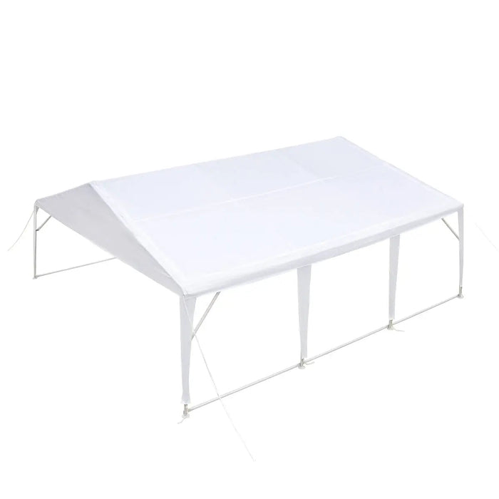 6 m x 6 m kestävä ulkojuhlateltta, PE-pressu, 1,8 m kattokorkeus, 3 m kattokorkeus, TMG-PT2020A