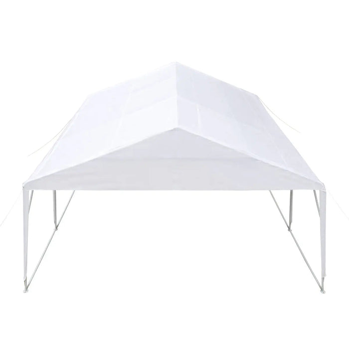 6 m x 6 m kestävä ulkojuhlateltta, PE-pressu, 1,8 m kattokorkeus, 3 m kattokorkeus, TMG-PT2020A