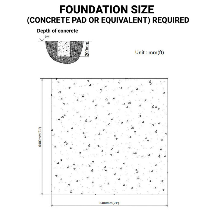 20' x 20' karja-aitaussuoja, pulverimaalattu rakenne, 12' kupumainen katto, 17 oz:n armeijanvihreä PVC-kangasverhoilu, 6-tankoiset aitauspaneelit, 5' etuportti, TMG-ST2020L