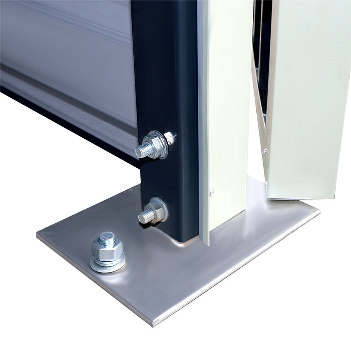 20' x 40' metallinen autotallivarasto, 9' korkeat pariovet etuovella, 13' huippu, 76 neliömetriä TMG-MS2040