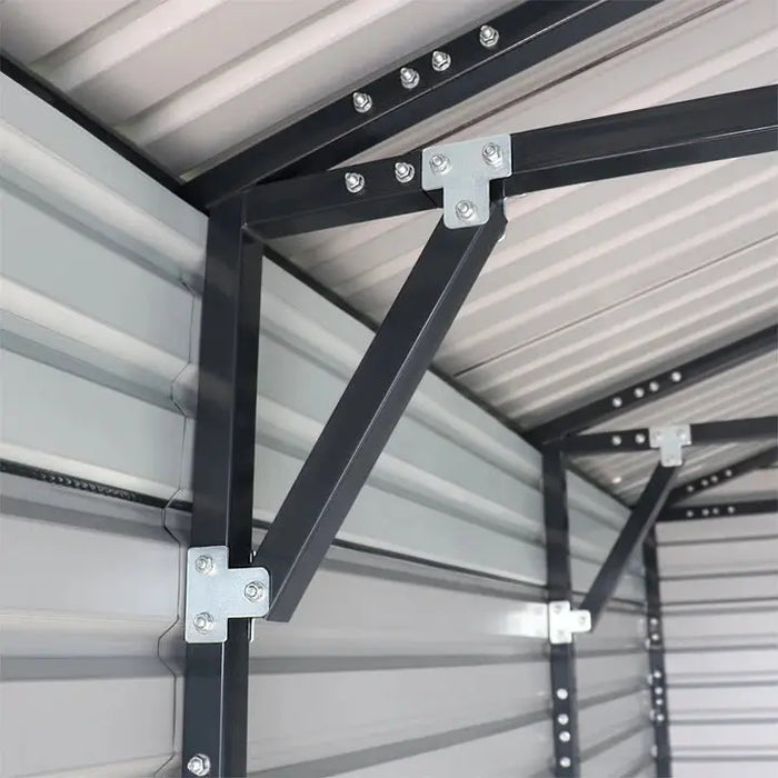 6 x 12 m Metal Garage Shed, 2.8 m High Double Front Doors, 4 m Peak, 72 m² TMG-MS2040 TMG Industrial Australia