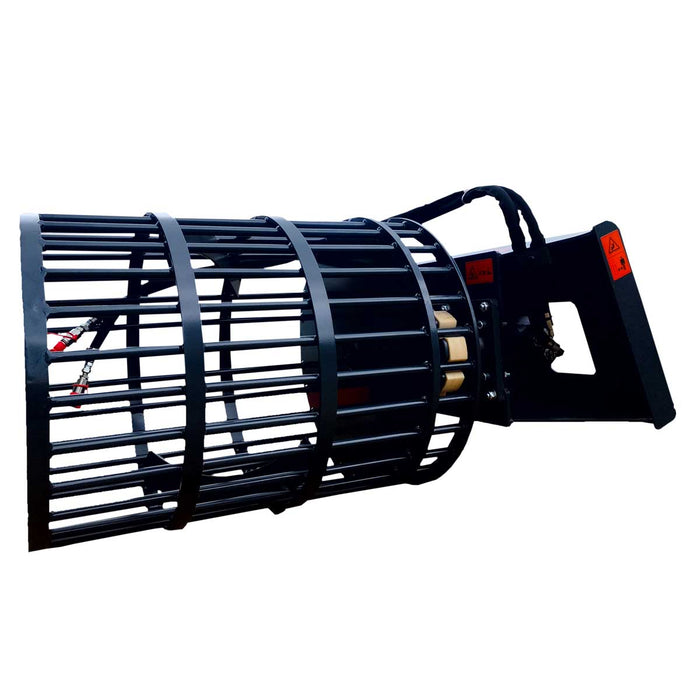 TMG-SRP32 skid-steer rotary rock picker, 30″ drum, 1,250 lb capacity
