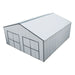 30'x30' Metal Garage Shed – Steel Building with 11’ Clearance High Front Doors, Side Entry Door, 16 GA Steel Structure