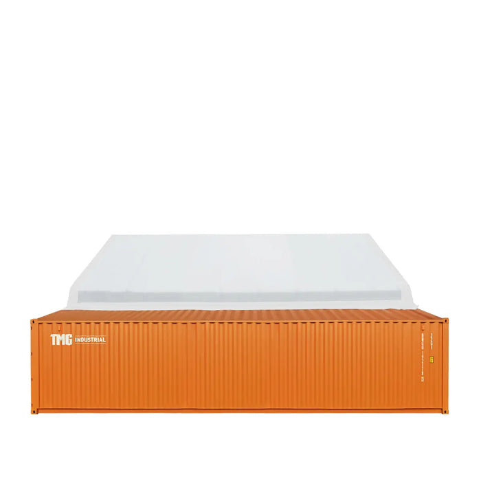 TMG Industrial 30' x 40' PVC Fabric Container Peak Roof Shelter Pro Series, Fire Retardant, Water Resistant, UV Protected, TMG-ST3042CV (Previously ST3041CV)