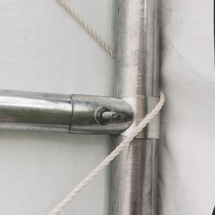 TMG-ST3042V 30x40 storage shelter with PVC cover and roll-up doors
