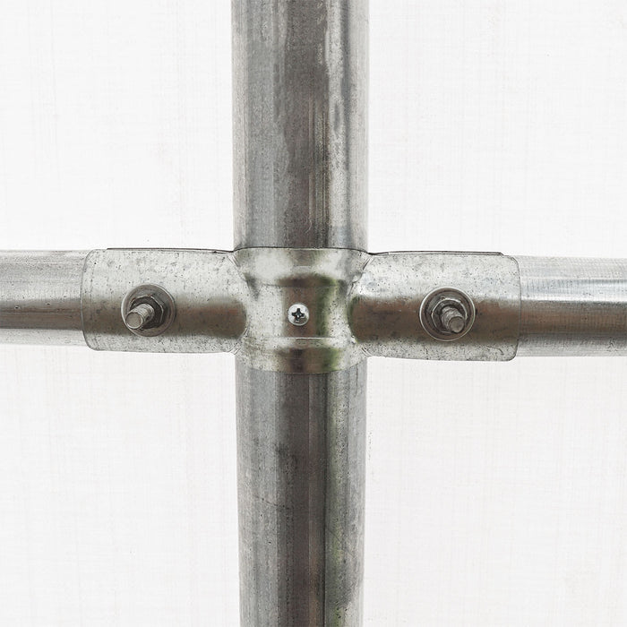 TMG-ST3042V 30x40 storage shelter with PVC cover and roll-up doors
