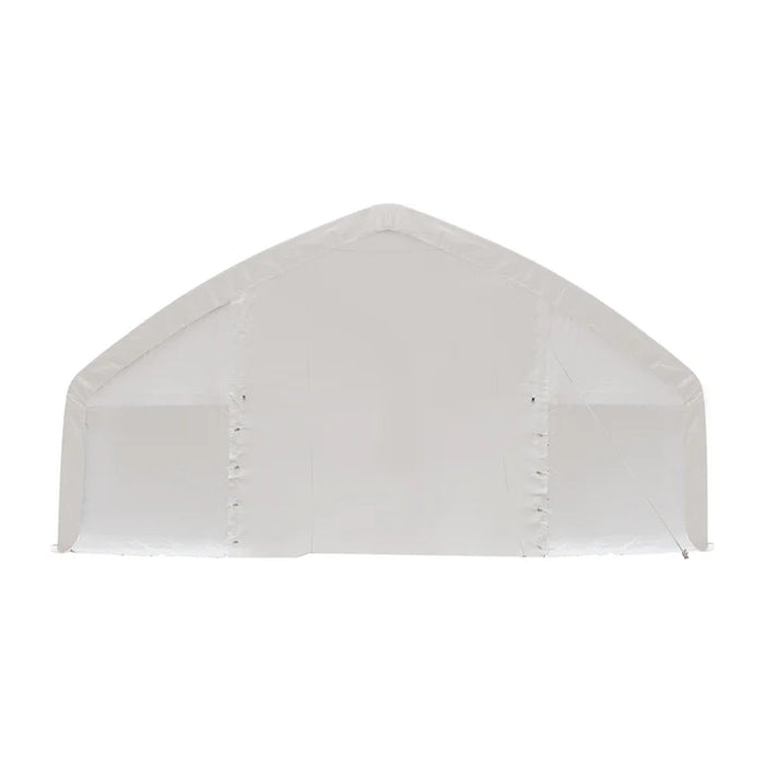 9 x 15 m Straight Wall, Peak Ceiling Storage Shelter with PVC Cover, TMG-ST3052V (Previously ST3050V) TMG Industrial Australia