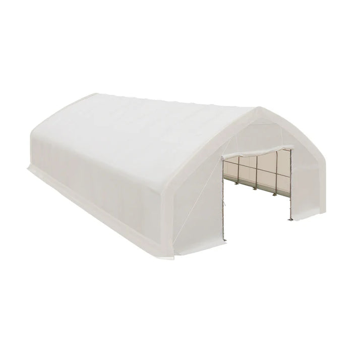 9 x 15 m Straight Wall, Peak Ceiling Storage Shelter with PVC Cover, TMG-ST3052V (Previously ST3050V) TMG Industrial Australia