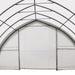 TMG-ST3062V 30x60 peak ceiling storage shelter with heavy duty 17 oz PVC cover, galvanized steel frame, and drive-through roll-up doors for equipment storage