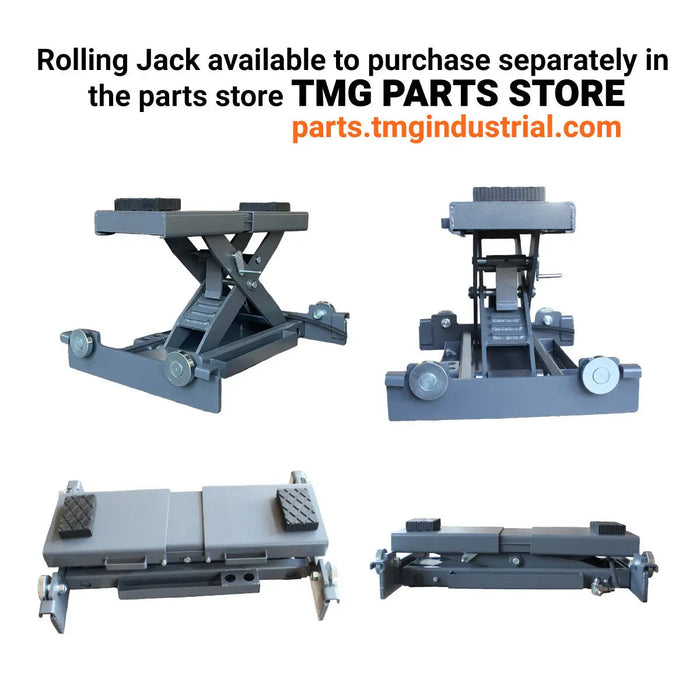 4-pilarinen automaattinostin, nostokapasiteetti 4 000 kg, nousu 193 cm, irrotettava ramppi, CETL-sertifioitu voimanlähde, TMG-ALF90