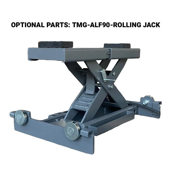 4-pilarinen automaattinostin, nostokapasiteetti 4 000 kg, nousu 193 cm, irrotettava ramppi, CETL-sertifioitu voimanlähde, TMG-ALF90