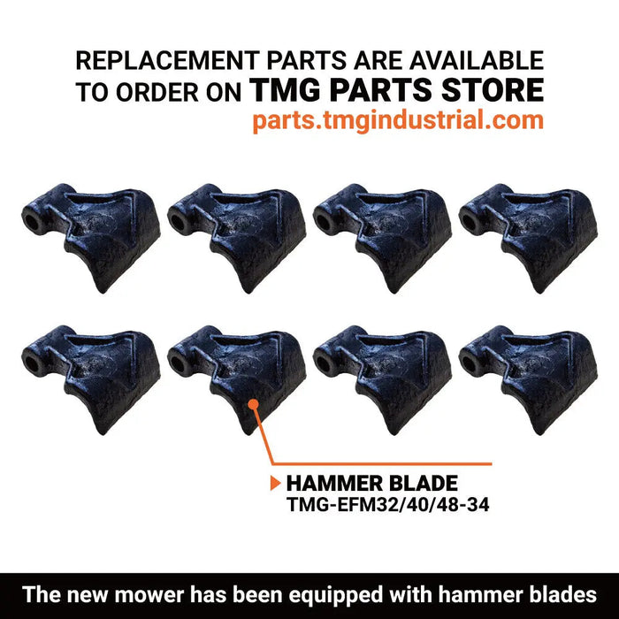 48" varstaleikkuri, raivaussaha mini- ja keskikokoisiin kaivinkoneisiin ja kaivinkoneisiin TMG-EFM48