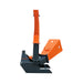 TMG Industrial Compact 3-Point Wood Chipper, 6" Chipping Capacity, Category 1 Hookup, 30-75 HP Tractor, PTO Shaft Included, TMG-WC65