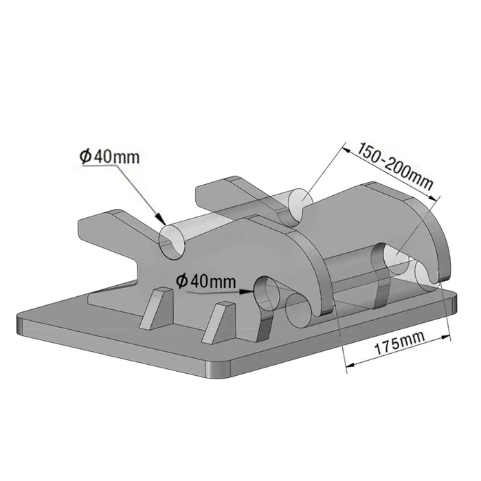 8 800 paunan hydraulinen maantiivistäjä, 2–4 tonnin kaivinkonepaino, 19 tuuman kompakti kapasiteetti, TMG-ECP21