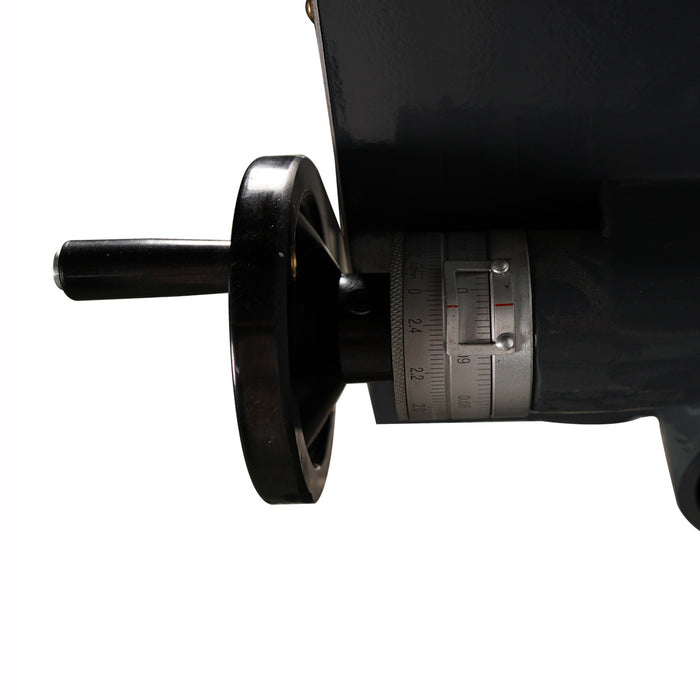 TMG-MT32DM 9" x 32" variable-speed drilling and milling machine with 0.75 kW motor, gear-driven head and horizontal swivel
