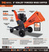 150 mm (6") Wood Chipper with 14 HP Kohler Gas Engine, 50 mm (2") Hitch Tow-Behind, TMG-GWC6 TMG Industrial