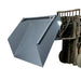 TMG-FSB64 forklift snow bucket, 64” x 55” with 90° dump angle

