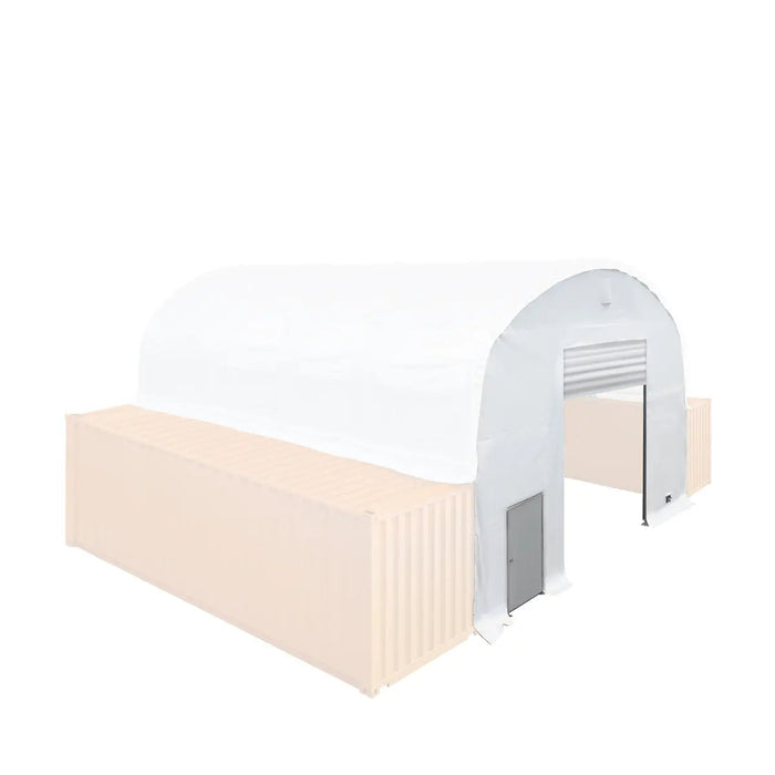 Front End Wall Kit, Compatible with TMG-DT3020C and DT3040C container shelters installed with the high cube containers (9’6"), TMG-DT30FW9V