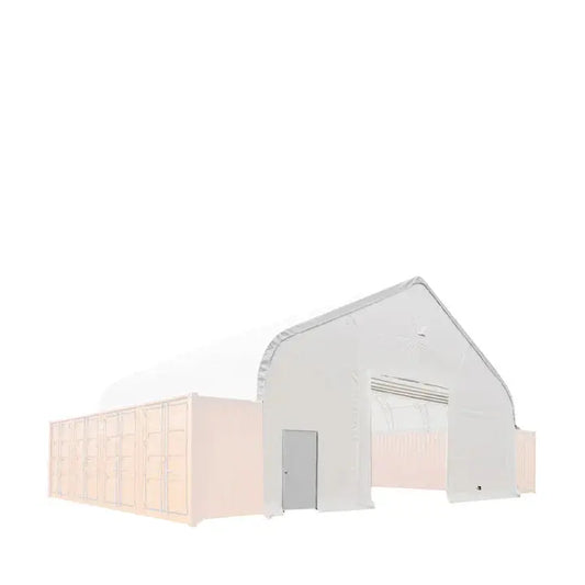 Etuseinäsarja, yhteensopiva TMG-DT5040CF-PRO-konttisuojan kanssa, joka on asennettu vakiokorkeiseen konttiin (2,46 m), TMG-DT50FW8V