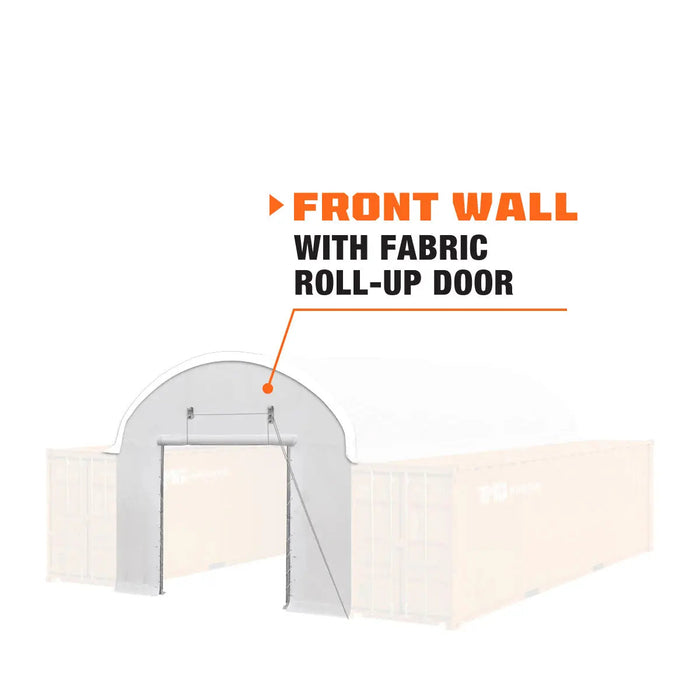 Front End Wall Kit, Compatible with TMG-ST2041CV and TMG-ST2021CE installed with high cube container (9’6"), TMG-ST20FW9V