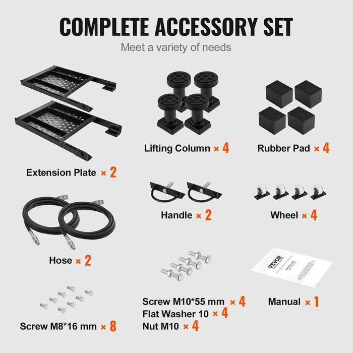 26,8" autonostin kuorma-autoille, kapasiteetti 7000 paunaa, kestävä hiiliteräs, korjaamo- ja autotallikäyttöön, DOBA-ALT7000 