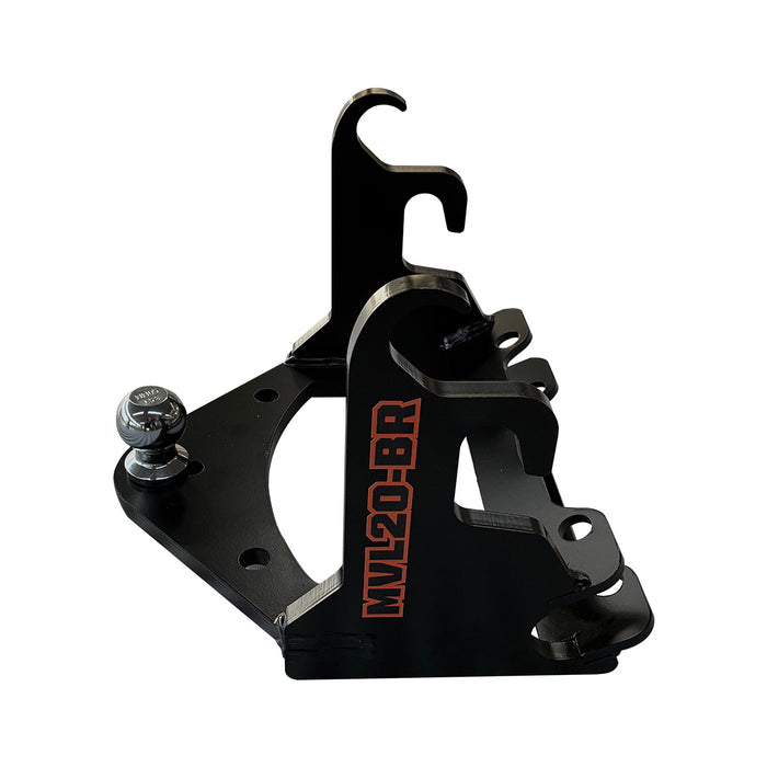 50 mm (2") Ball Mount Hitch Receiver, Works for TMG-MVL16 & TMG-MVL20 Stand-on Skid Steer, TMG-MVL20-BR TMG Industrial Australia