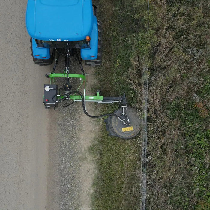 Peruzzo 24” Offset Hydraulic Rotary Side Trim Mower for 25-60 HP Tractors, 4” Cutting Heigh, MFR#: ROTO-PTO, Made in Italy