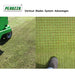 Peruzzo 46” Flail Collector Mower for 20 to 25 HP Tractors, Rear Mounted Hydraulic Opening, Category 1N, MFR #: Koala Ground 1200, Made in Italy