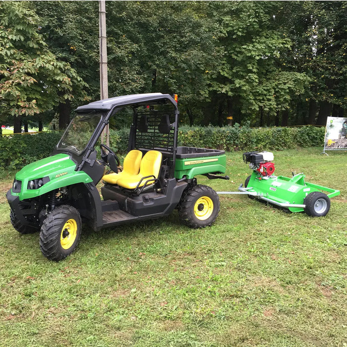 Peruzzo 47” Towed Behind Flail Mower for Quad & ATV with 13 HP Honda GX390 Engine, MFR# MotoFox 1200, Made in Italy