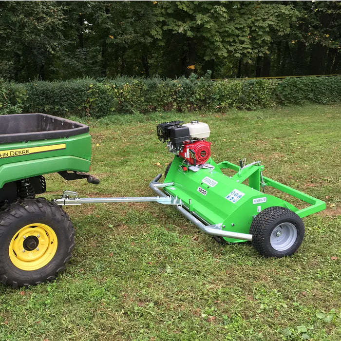 Peruzzo 47” Towed Behind Flail Mower for Quad & ATV with 13 HP Honda GX390 Engine, MFR# MotoFox 1200, Made in Italy