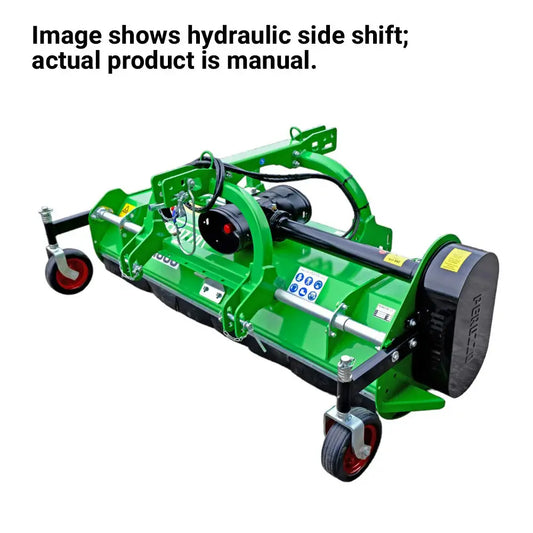 Peruzzo 59” Reversible Front & Rear Mounted Flail Mower for 35-55HP Tractors, MFR#: ELK 1600, Made in Italy