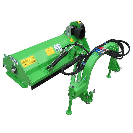 Peruzzo 67” Rear Mounted Ditch Bank Flail Mower for 35 to 45 HP Tractors, Category 1 & 2, MFR #: Elk Cross 1400, Made in Italy