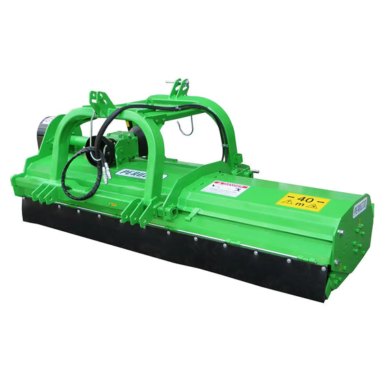 Peruzzo 79” Commercial Front/Rear-Mounted Side Shift Flail Mower for 60-90 HP Tractors, Category 1/2, MFR #: Bull Reverse 2000, Made in Italy
