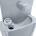 TMG-FMW10 Portable Handwash Station with 18 Gallon fresh water tank, 16 Gallon waste tank, foot pedal faucet, and integrated soap dispenser, ideal for single-person use in outdoor or job site environments.