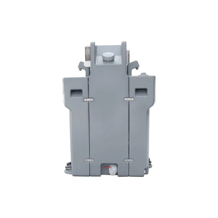 TMG-FMW20 Portable Handwash Station with dual 17 Gallon fresh water tanks and a 35 Gallon waste tank, designed for 2-person use in high-traffic environments, offering convenience, hygiene, and easy transport.