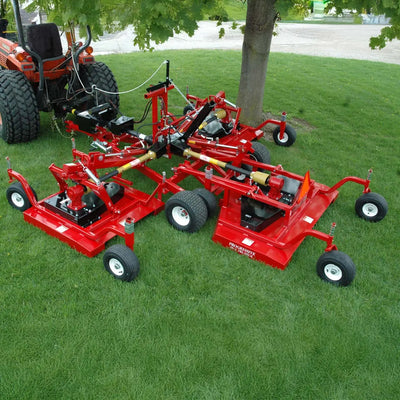 12 ft Tri Deck Finishing Mower with 1–5 inch Adjustable Cut Height for 25–40 HP Tractors – Model PRO-TD65-2 by Progressive Turf