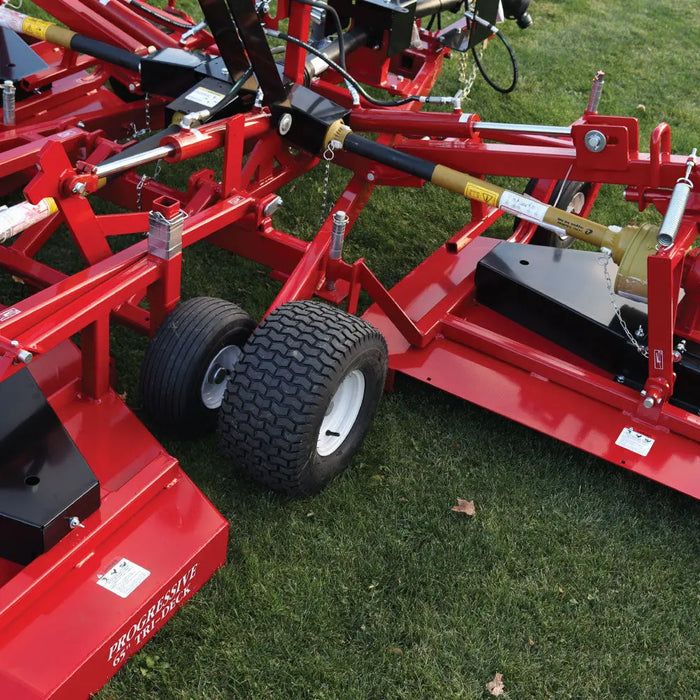 Progressive Turf 15' Tri-Deck Finishing Mower, 15'6" Cutting Pass, 30-50 HP Tractor, Made in Canada, PRO-TD65 progressive turf equipment inc.
