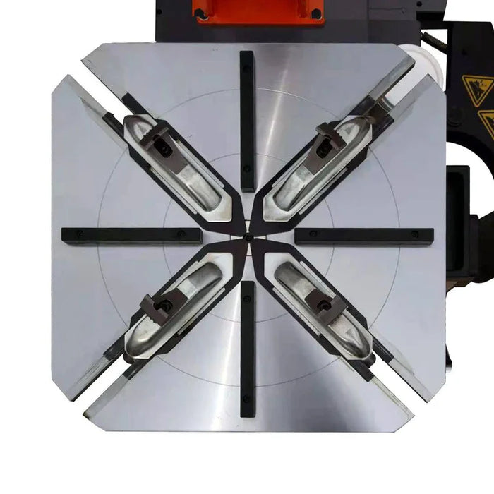 TMG-TC28A tire changer, pneumatic assist arm, 14"-28" rim clamping
