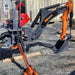 2380 mm (8’) Tractor Swing Backhoe Attachment, 180° Boom and Bucket Rotation TMG-TBH88 TMG Industrial