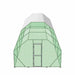 TMG Industrial 10’ x 40’ Wire Mesh Chicken Run Shelter Coop, Galvanized Steel, 400 Sq-Ft, Lockable Gate, PVC Coated Mesh, TMG-CRS1040