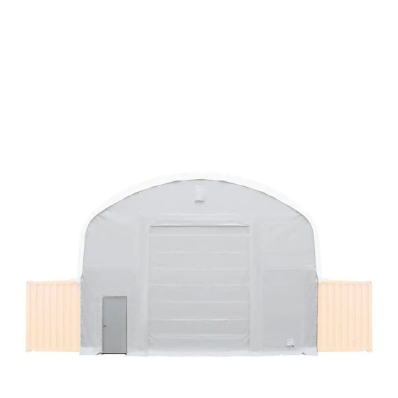 TMG Industrial Front End Wall Kit, Compatible with TMG-DT3020C and DT3040C container shelters installed with the standard height containers (8’6”), TMG-DT30FW8V